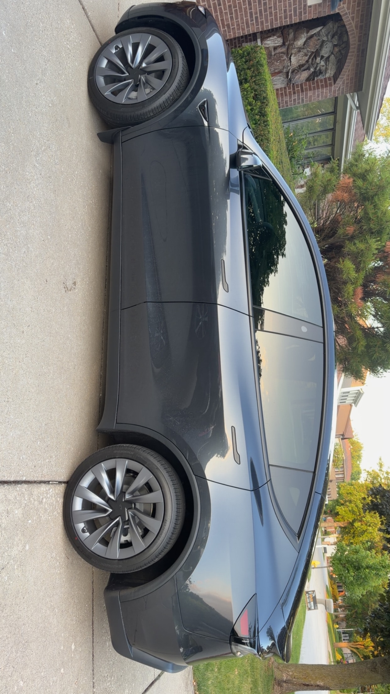 Ceramic Coating — Grey Sedan